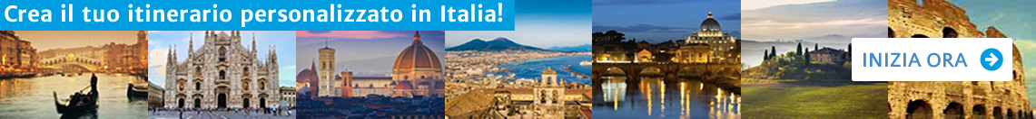 Crea il tuo itinerario su misura in Italia!