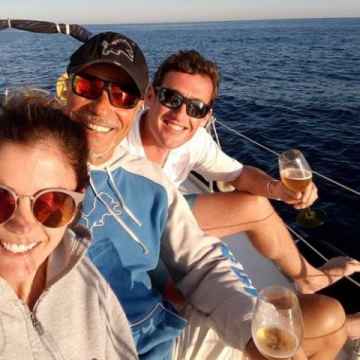 Tour privato in barca lungo la costa di Portofino da Lavagna, con pranzo incluso