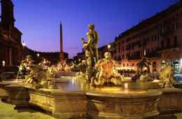 Night Sightseeing Tour of Rome by Private Car