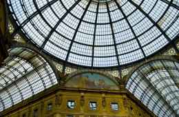 Inside the Vittorio Emanuele Gallery in Milan