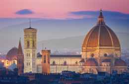 Panoramic view of the Florence Cathedral
