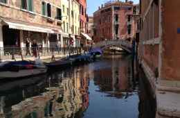 View of a canal in Venice