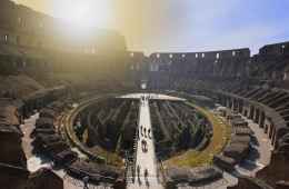 Sun in the Colosseo