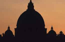 View of St. Peter's Basilica from Vatican tour