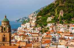 View of Amalfi village