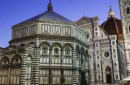 Florence and the facade of Baptistery
