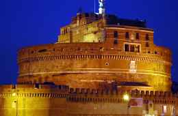 Night Family tour of Sant'Angelo Castle in Rome