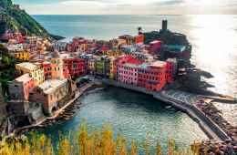 View of the Cinque Terre