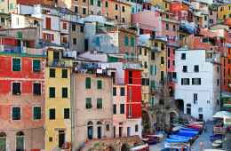 View of the Cinque Terre
