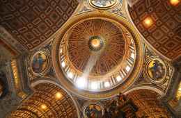 Inside the St. Peter's Basilica