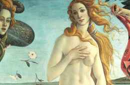 Botticelli's painting in Uffizi