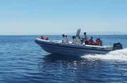 Rubber boat excursion la Maddalena