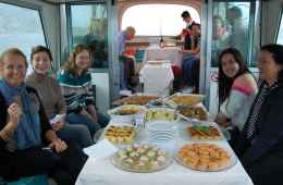 Tour di un giorno sul Lago Maggiore con tour privato in barca e brunch a bordo