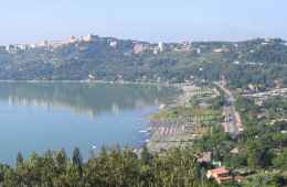 View of Castel Gandolfo Lake