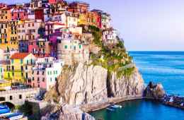 Small Village on the Cinque Terre Coast