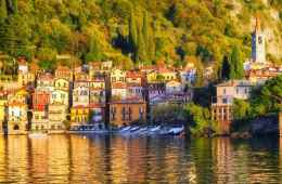 view from a cruise tour on Lake Como