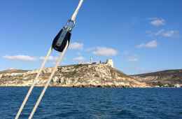 Admire the landscape of the Sardinian Coast from the boat