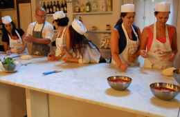 Pizza and Italian gelato cooking class