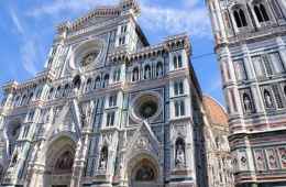 Front view of the Florence Cathedral