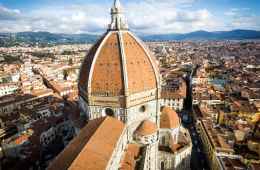 Aerial View of the Florence Cathedral