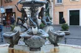 fountain in ghetto rome