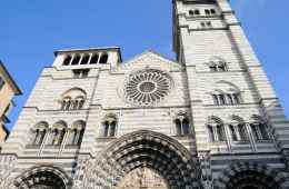 Facade of the Genova Cathedral