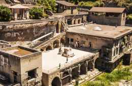 View of some ruins in Herculaneum
