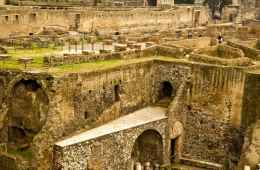 visit the ruins of Herculaneum
