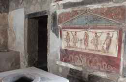 Inside an house in Pompeii