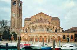 Beautiful view of Murano and the Church