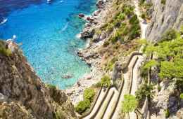 Sea of Capri Island
