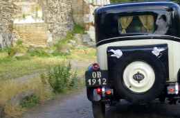 rome tour by vintage car