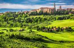 Pienza from Rome