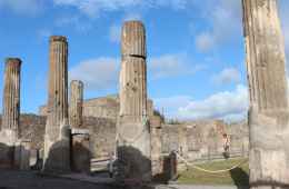 Columns in Pompeii Forum