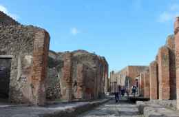 A street in ancient Pompeii