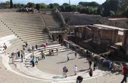 View over Pompeii Theatre