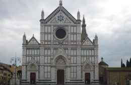View of Santa Croce Church in Florence