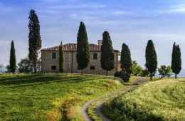 Beautiful landscape near Siena