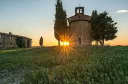 Church in the Tuscan countryside