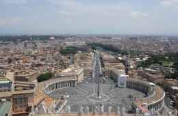 View of St. Peter's Square in the Vatican