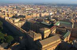 Aerial View of the Vatican Museums