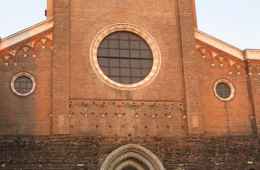 Exterior of the Santi Giovanni and Paolo Church in Venice