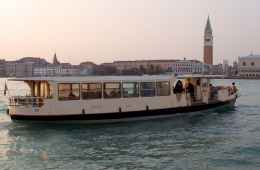 Motorboat in Venice