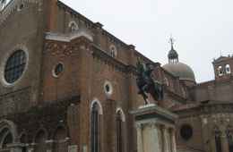 View of the Santi Giovanni and Paolo Church in Venice