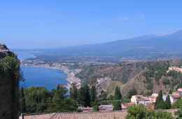 view of taormina sicily 