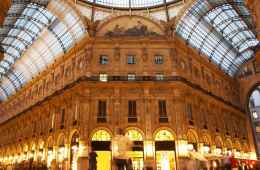 Inside the Vittorio Emanuele Gallery