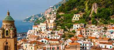 View of Amalfi village