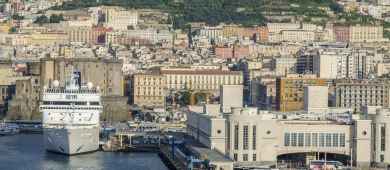 View of Naples Port