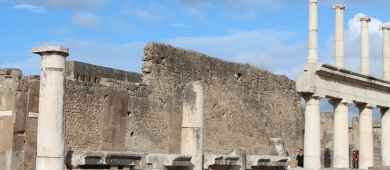 Ancient Pompeii ruins