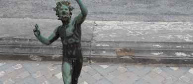 Statue of the Faun in Pompeii